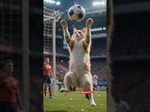 Cute Cat Playing Cricket ❤️🥰 #cats #catvideos #catlovers #meow #catshorts #shorts #virals