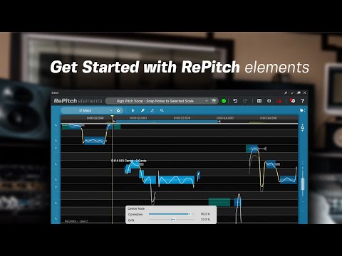 Tune Vocals Fast & Naturally | Get Started with RePitch Elements