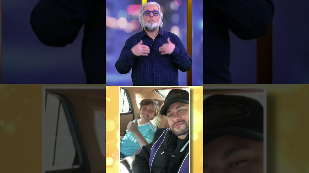 Filho de Faustão arranca revelação de Neymar em programa de estreia no SBT