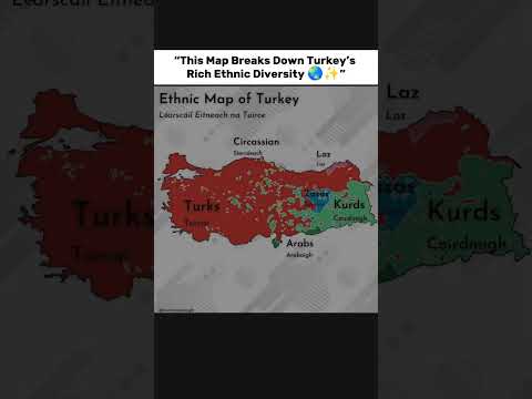 Beyond flags and borders this is the human geography of Turkey #MapNerdAlert #TurkeyEthnicGroups