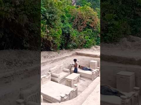 30days In Jungle I build 10M USD Underground Living Room and Bed Room #buildseason #jungleworks