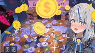 【 RACCOIN: Coin Pusher Roguelike 】 ローグライクなコインプッシャーで脳汁ぷっしゃーwwwww【 雨海ルカ 
