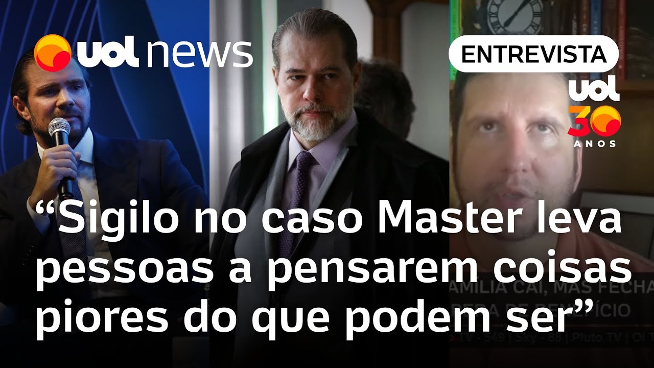 Caso Master pode respingar em Toffoli, mas também no STF, o que seria muito ruim, analisa Consentino