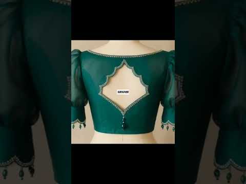 trending🔥🔥 stylish letast back less bluose design#trending #fashion #blouse  design