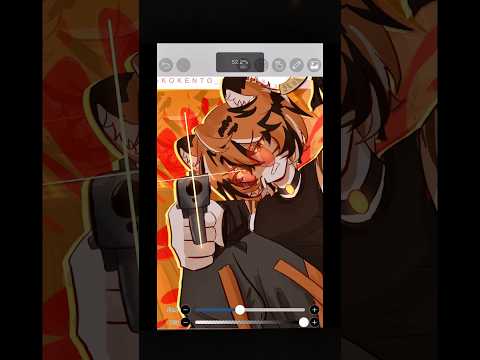 My OC x An outfit! | #art #fyp #drawing #digitalart #illustration #shorts