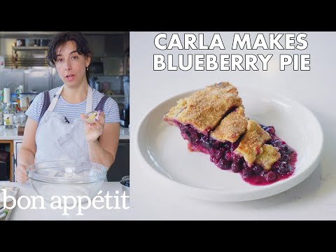 Carla Makes Blueberry-Ginger Pie | From the Test Kitchen | Bon Appétit - UCbpMy0Fg74eXXkvxJrtEn3w