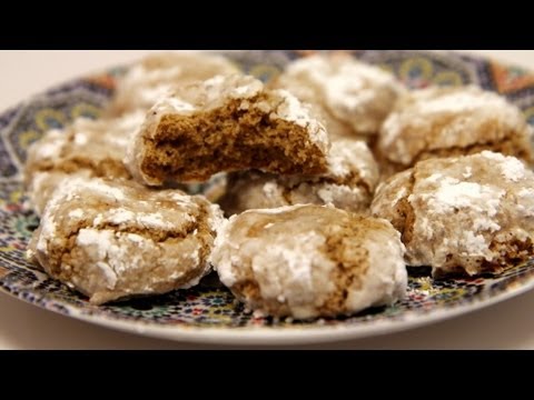 Sesame Ghriba Recipe (Moroccan gluten free cookie) - CookingWithAlia - Episode 240 - UCB8yzUOYzM30kGjwc97_Fvw