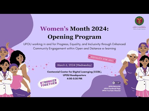 Women's Month 2024: Opening Program