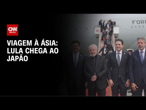 ​Lula chega ao Japão para se encontrar com autoridades nesta segunda (24) | CNN NOVO DIA