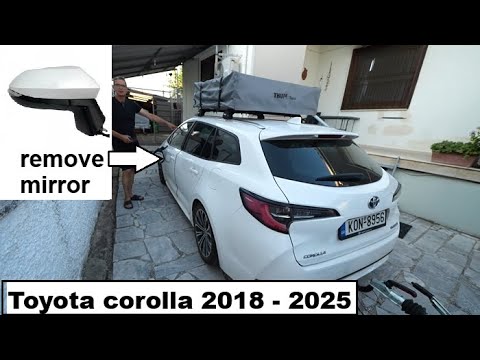 How to remove the mirror on TOYOTA COROLLA 2018 - 2025