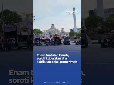 Video thumbnail Ribuan Buruh Geruduk Kantor Gubernur Jatim, Ini 6 Tuntutan Mereka