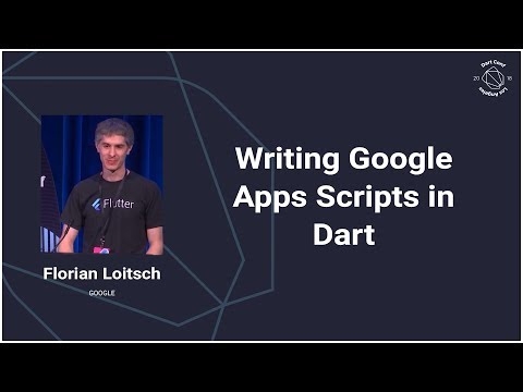 Writing Google Apps Scripts in Dart (DartConf 2018) - UC_x5XG1OV2P6uZZ5FSM9Ttw