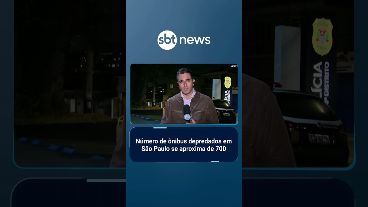 Ataques a ônibus em São Paulo: novas ações são registradas na última madrugada | #SBTBrasil