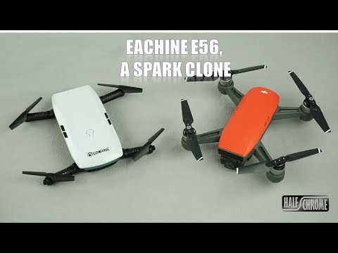 Half Chrome: The Eachine E56, an Inexpensive DJI Spark Clone - UCDAcUpbjdmKc7gMmFkQr6ag