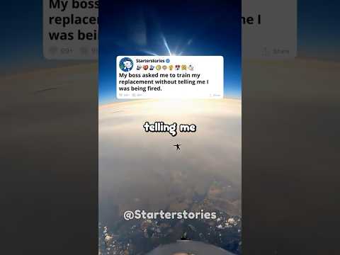 My boss asked me to train my replacement without telling me I was being fired.