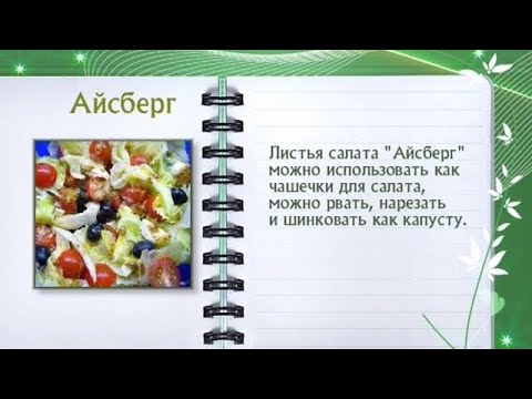 Кулинарная энциклопедия - Айсберг - UC7XBjhXnmmXFsxmnys9PmDQ