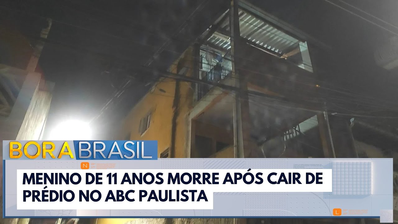Menino de 11 anos morre após cair de prédio no ABC Paulista