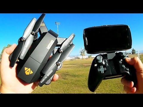 Visuo XS809HW Altitude Hold Folding FPV 720p HD Camera Drone Flight Test Review - UC90A4JdsSoFm1Okfu0DHTuQ