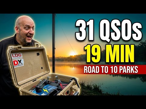 Training for 10 Parks in 1 Day: 31 QSOs in 19 Minutes Before Work - N4CRP-WavesandWings