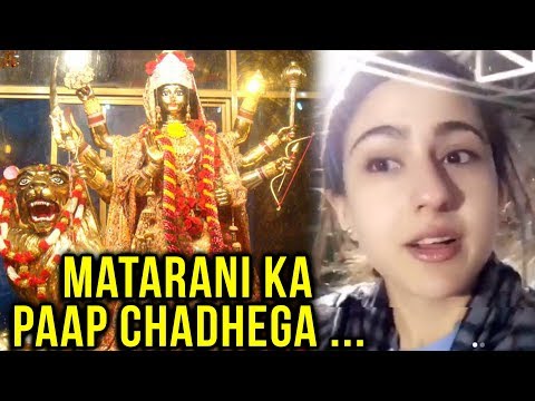 Sara Ali Khan Not Allowed To Enter Hindu Temple, Shoots Video