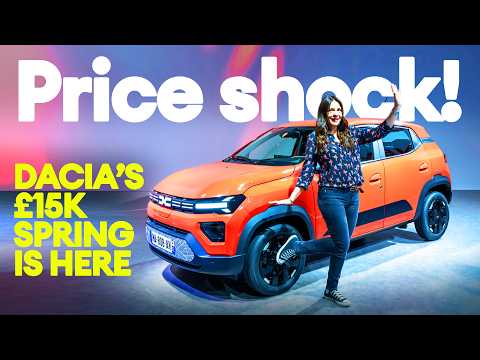 The £15k electric supermini is HERE! - 2024 Dacia Spring FIRST LOOK | Electrifying.com