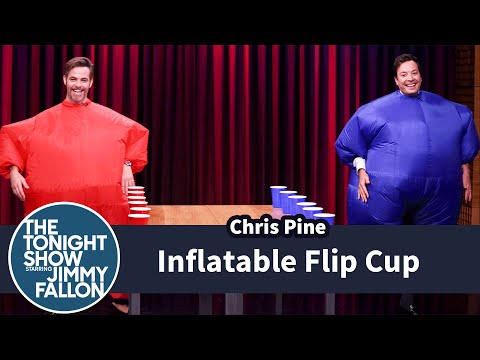 Inflatable Flip Cup with Chris Pine - UC8-Th83bH_thdKZDJCrn88g