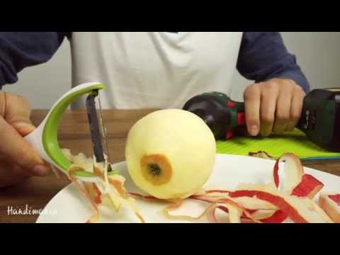 Peel an Apple with Power Drill in Few Seconds! - UCSFXVY6lxmxYfHlLBGFwuEg