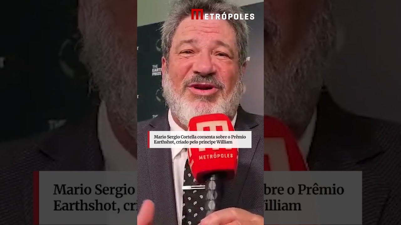 Mario Sergio Cortella comenta sobre o Prêmio Earthshot criado pelo príncipe William