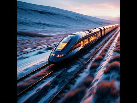 "Next-Gen Speed: Futuristic Train Blazing Into Tomorrow 🚄✨" #travelreels #romanticvibes #aiart