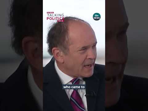 The ITV News team react to Biden leaving the Capitol building