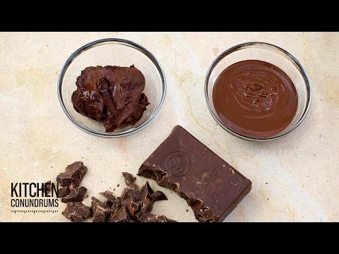 How to Melt Chocolate, the Right Way! - Kitchen Conundrums with Thomas Joseph - UCl0kP-Cfe-GGic7Ilnk-u_Q