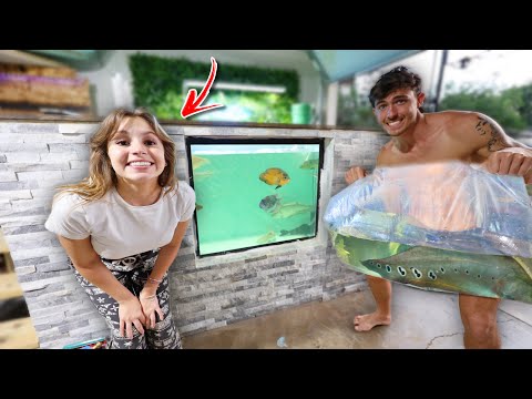My girlfriend surprised me with a MONSTER fish… So everyone was saying my girlfriend should be in another video, so I thought in spirit of Mother’