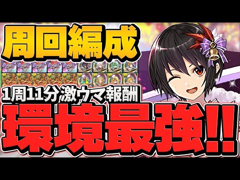 【最適性】1周11分-13分で裏多次元を高速周回！キルバーン×正月ラジョアが最強！多色超えてます！【パズドラ】