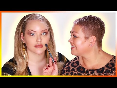 MY MOM DOES MY MAKEUP!