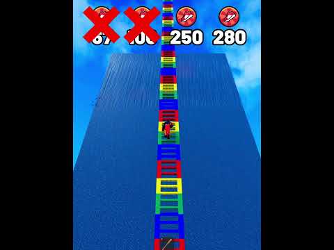 Speed Ladder vs BEAST WAVE... Can I Survive? 🌊☢️ #roblox