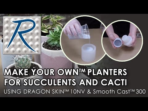 How To Make Succulent and Cactus Planters - Moldmaking and Casting
Tutorial