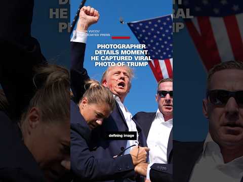 Photographer details moment he captured viral photo of Trump
