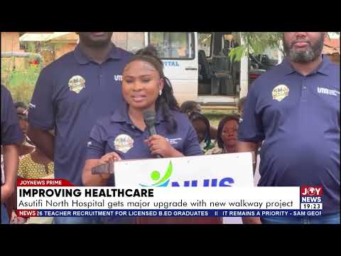 Improving healthcare: Asutifi North Hospital gets major upgrade with new walkway project.