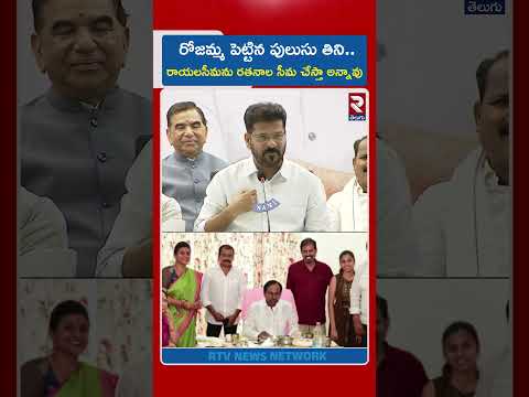 రోజమ్మ పెట్టిన పులుసు తిని.. రాయలసీమను రతనాల సీమ చేస్తా అన్నావు | CM Revanth Reddy | KCR | RTV