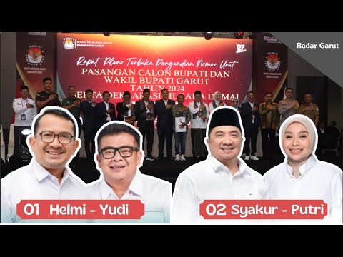 Penetapan Nomor Urut Calon Bupati dan Wakil Bupati Tahun 2024/2029