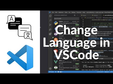 How To Change Language in Visual Studio Code | Change Language in ...
