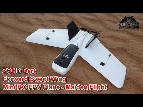 ZOHD Dart Swept Forward Wings FPV Plane Maiden Flight - UCsFctXdFnbeoKpLefdEloEQ