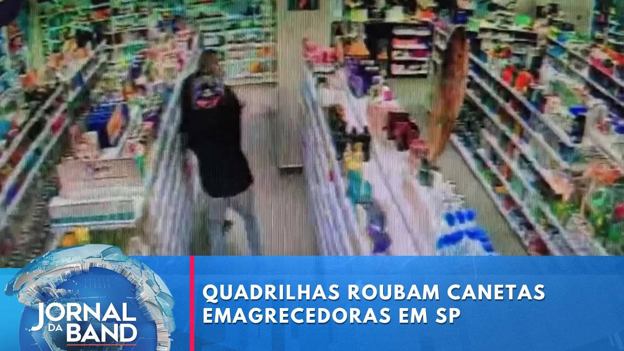 Quadrilhas roubam canetas emagrecedoras em SP  TV Online Quadrilhas roubam canetas emagrecedoras em SP