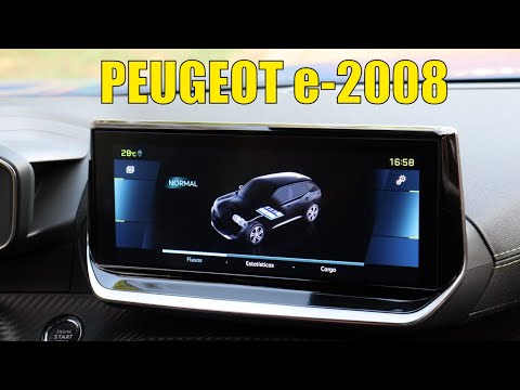 Peugeot e-2008 - Detalhes da central multimidia