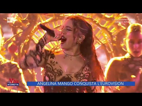 Angelina Mango conquista l'Eurovision - La Vita in diretta 10/05/2024