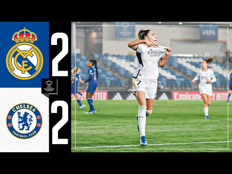 Real Madrid 2-2 Chelsea FC | HIGHLIGHTS | Women's Champions League 2023/24