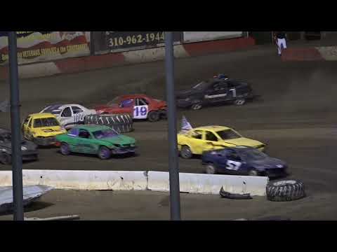 Perris Auto Speedway NOD  4 cylinder 8-13-22 Main Event 8-13-22 - dirt track racing video image