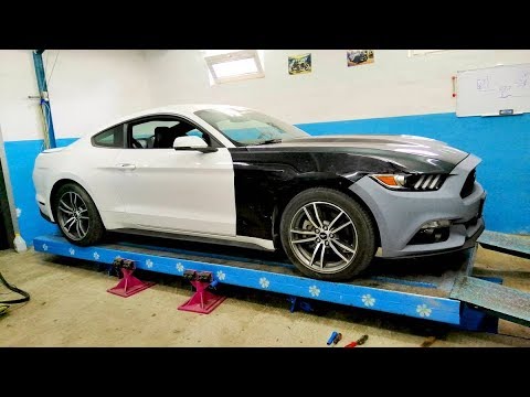 Ford Mustang.  Нервная наборка морды. Финиш.