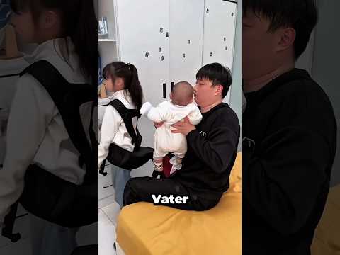 Schlauer Papa auf frischer Tat ertappt 😄