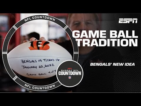 The city SHARES in this with us - Zac Taylor on game Bengals’ ball tradition | NFL Countdown